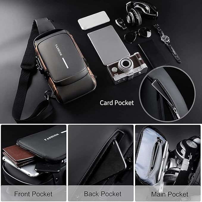 🔥Sling Bag | Anti-Theft Crossbody Backpack for Daily & Travel✈️🧳